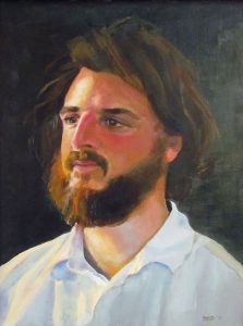 oil painting of man