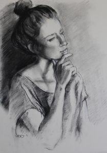 charcoal drawing