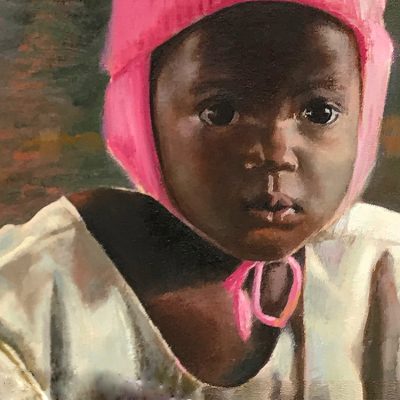 The Pink Hat Close-up